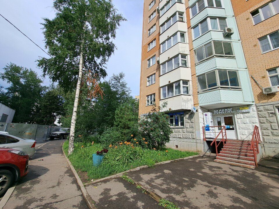 Дом на Солнцевском проспекте, 14, вход с крыльцом